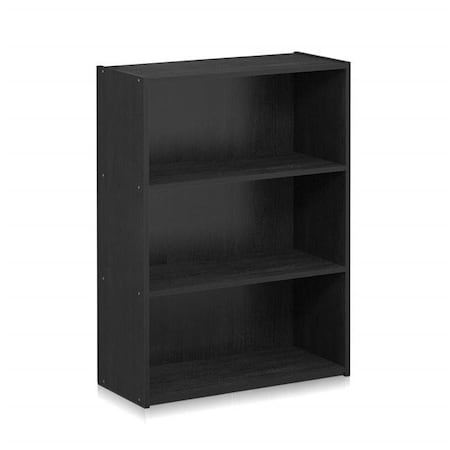 Furinno Furinno 11208AM Pasir 3 Tier Open Shelf; Americano - 23.6 x 9.4 x 31.5 in. 11208AM
